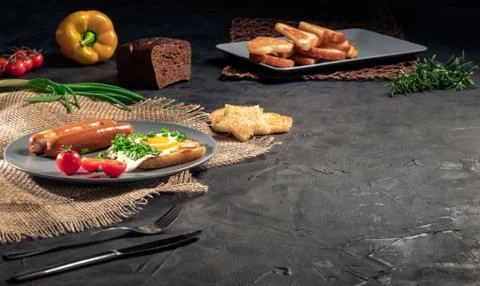 Delicious breakfast Stock Photos