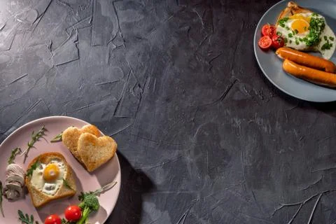 Delicious breakfast Stock Photos