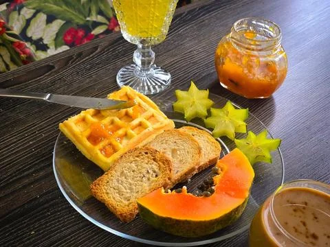 Delicious breakfast Stock Photos