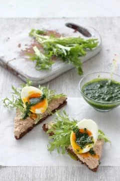 Delicious breakfast time Foto stock