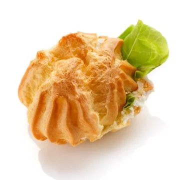 Delicious buffet,  settee on  white Stock Photos