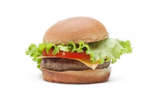 Delicious burger Stock Photos