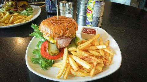 Delicious Burger Stock Photos