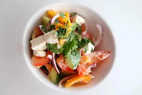 Delicious Caesar salad Stock Photos