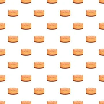 Delicious cake dessert pattern design background wallpaper Stock Illustration