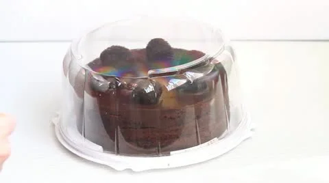Delicious cake Stock Footage