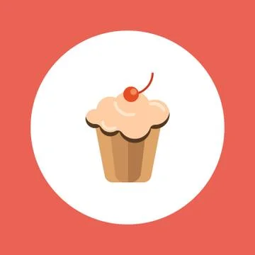 Delicious cake Illustrazione stock