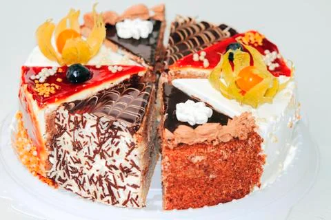 Delicious cake Stock Photos