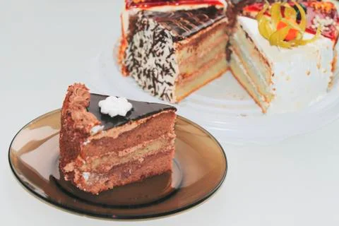 Delicious cake Stock Photos