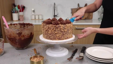 Delicious Cake Recipe Video stock 219521959