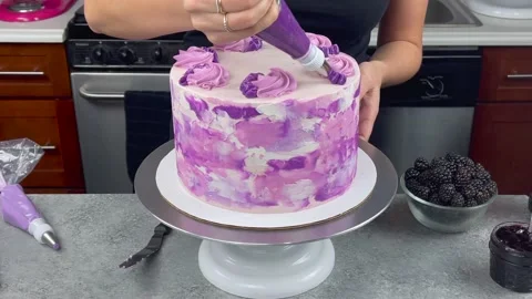 Delicious Cake Recipe Stock Footage 219522084