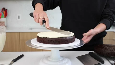 Delicious Cake Recipe Stock Footage 219522183