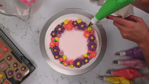 Delicious Cake Recipe Stock Footage 219522200
