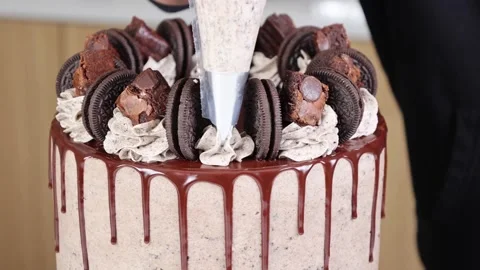 Delicious Cake Recipe Stock Footage 219522206