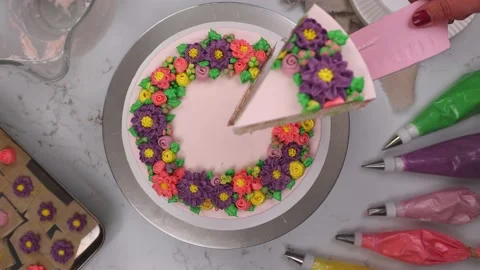 Delicious Cake Recipe Video stock 219522229