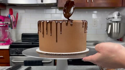 Delicious Cake Recipe Stock Footage 219522285