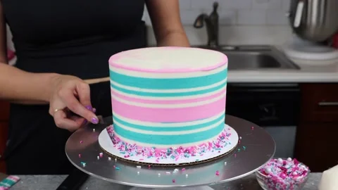 Delicious Cake Recipe Stock Footage 219522555