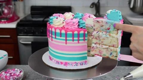 Delicious Cake Recipe Stock Footage 219522603