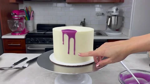 Delicious Cake Recipe Stock Footage 219522835