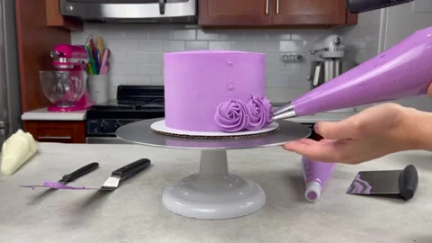 Delicious Cake Recipe Stock Footage 219522875