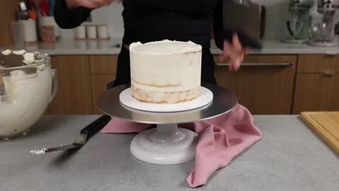 Delicious Cake Recipe Stock Footage 219522909