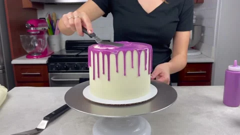 Delicious Cake Recipe Stock Footage 219522933