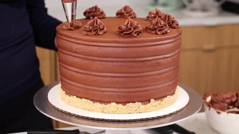 Delicious Cake Recipe Stock Footage 219523101