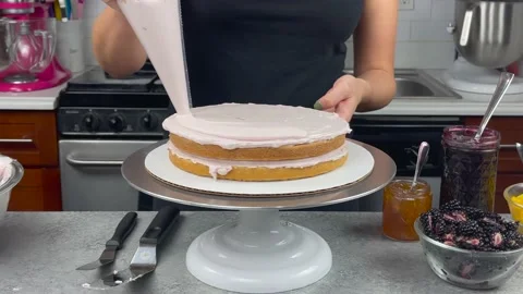 Delicious Cake Recipe Video stock 219523181