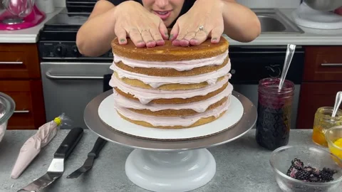 Delicious Cake Recipe Video stock 219523204