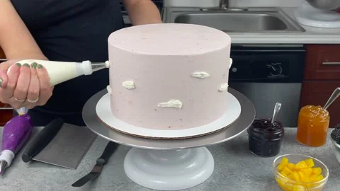 Delicious Cake Recipe Video stock 219523206