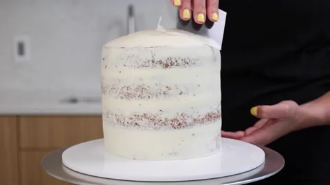 Delicious Cake Recipe Stock Footage 219523353