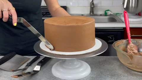 Delicious Cake Recipe Stock Footage 219523675