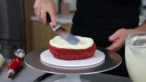 Delicious Cake Recipe Stock Footage 219523913