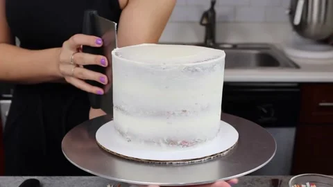 Delicious Cake Recipe Stock Footage 219534527