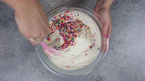 Delicious Cake Recipe Stock Footage 219534540