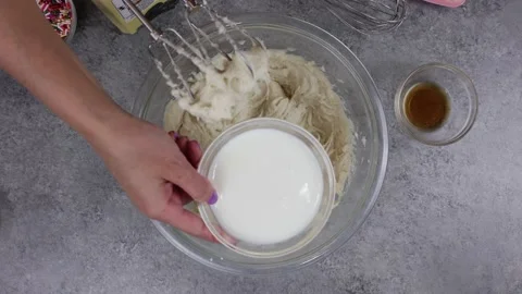 Delicious Cake Recipe Stock Footage 219534546