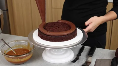 Delicious Cake Recipe Video stock 219534634