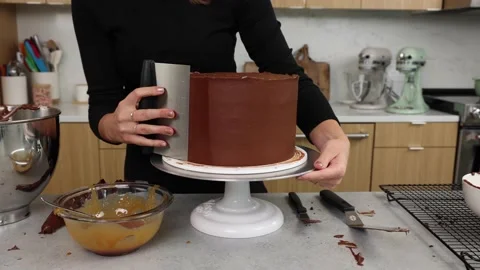 Delicious Cake Recipe Stock Footage 219534740