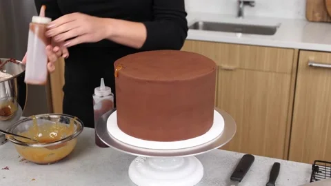 Delicious Cake Recipe Stock Footage 219534886