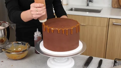 Delicious Cake Recipe Stock Footage 219535302