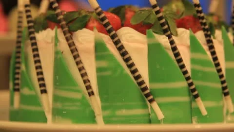 Delicious cake, straight rolling motion of the lens 스톡 동영상 10793441