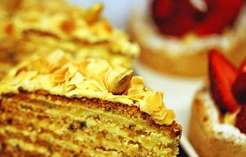 Delicious cakes Stock Photos
