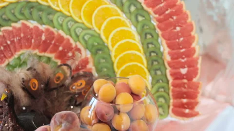 Delicious Candy bar at a wedding Stock Footage 63747130