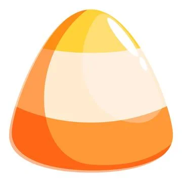 Delicious candy corn shining for halloween party decoration Stock Illustration