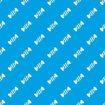 Delicious candy pattern seamless blue Illustrazione stock
