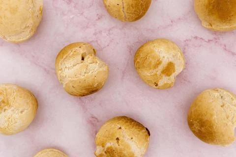 Delicious cheese bread making composition Stock Photos