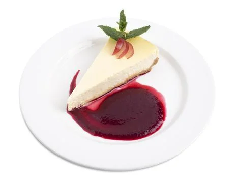 Delicious cheesecake. Stock Photos
