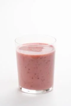 A delicious cherry milkshake Foto stock
