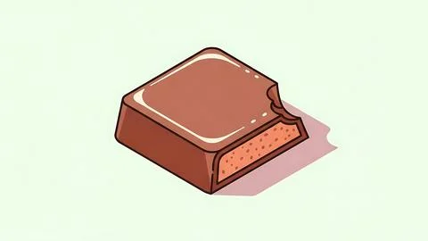 Delicious chocolate bar Stock Illustration