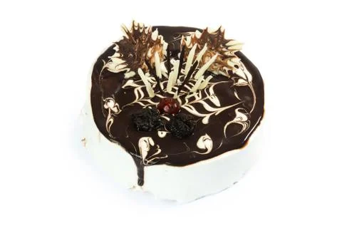 Delicious chocolate cake Stock Photos